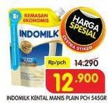 Promo Harga INDOMILK Susu Kental Manis Plain 545 gr - Superindo