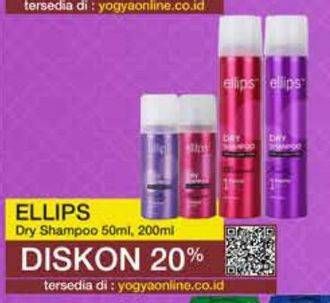 Promo Harga ELLIPS Dry Shampoo 50 ml - Yogya