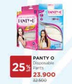 Promo Harga PANTY-O Ladies Disposable Panties  - Watsons