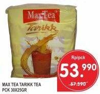 Promo Harga Max Tea Minuman Teh Bubuk 30 sachet - Superindo
