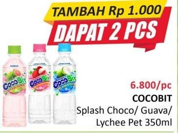Promo Harga FRUTAMIN Cocobit Splash Coco, Lychee, Guava 350 ml - Alfamidi