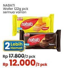 Promo Harga Nabati Wafer All Variants 122 gr - Indomaret