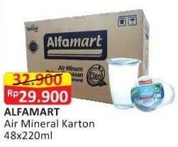 Promo Harga ALFAMART Air Mineral per 48 pcs 240 ml - Alfamart