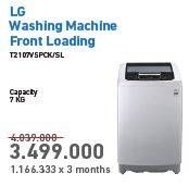 Promo Harga LG T2107VSPCK | Mesin Cuci Top Load 7kg  - Electronic City