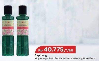 Promo Harga Cap Lang Minyak Ekaliptus Aromatherapy Rose 120 ml - TIP TOP