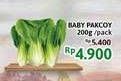 Promo Harga Baby Pakcoy Hijau per 200 gr - Alfamidi