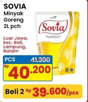 Promo Harga Sovia Minyak Goreng 2000 ml - Indomaret
