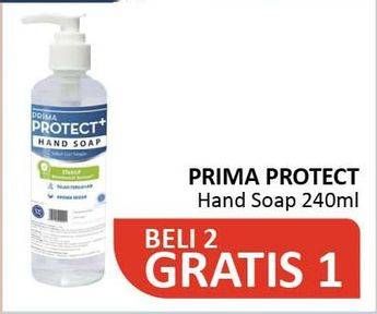 Promo Harga PRIMA PROTECT PLUS Hand Soap 240 ml - Alfamidi