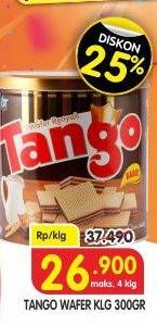 Promo Harga TANGO Wafer 300 gr - Superindo