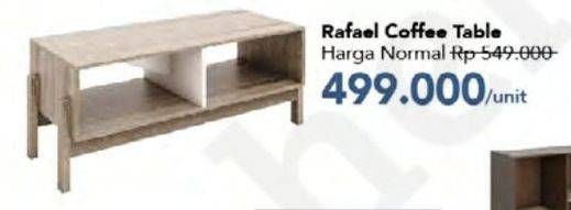 Promo Harga Coffee Table Rafael  - Carrefour