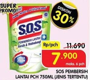 Promo Harga SOS Pembersih Lantai 750 ml - Superindo