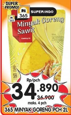 Promo Harga 365 Minyak Goreng 2000 ml - Superindo