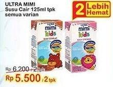 Promo Harga ULTRA MIMI Susu UHT All Variants 125 ml - Indomaret