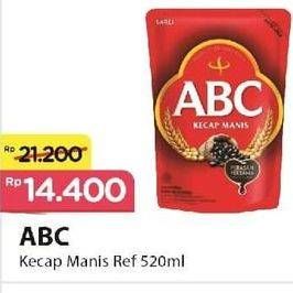 Promo Harga ABC Kecap Manis 520 ml - Alfamart