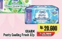 Promo Harga Charm Pantyliner Cooling Fresh Slim 32 pcs - Alfamart