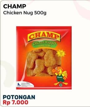 Promo Harga Champ Nugget Crunchy Nugget 450 gr - Alfamart