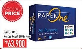 Promo Harga PAPERONE Kertas All Purpose F4 80 G 500 sheet - Hypermart