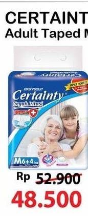 Promo Harga Certainty Adult Diapers M10 10 pcs - Alfamart