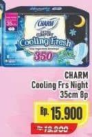 Promo Harga Charm Extra Comfort Cooling Fresh Wing 35cm 8 pcs - Alfamart