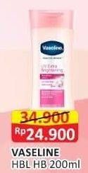Promo Harga Vaseline Intensive Care Healthy White UV Lightening 200 ml - Alfamart