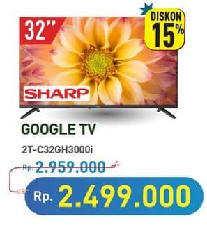 Promo Harga Sharp  2T-C32GH3000I  - Hypermart