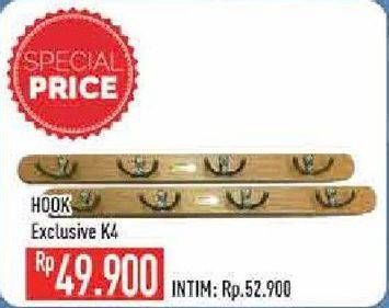 Promo Harga Hook Exclusive K-4  - Hypermart