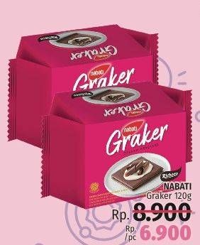 Promo Harga NABATI Graker Graham Crackers 120 gr - LotteMart