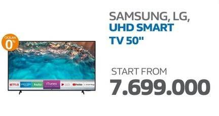 Promo Harga Samsung, LG UHD Smart TV 50"  - Electronic City