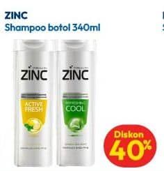 Promo Harga Zinc Shampoo 340 ml - Hypermart