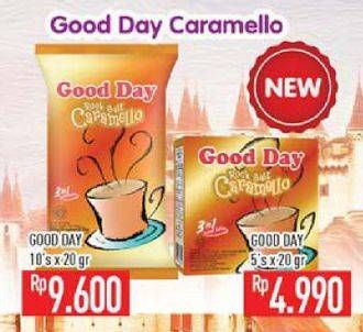 Promo Harga Good Day Instant Coffee 3 in 1 per 5 sachet 20 gr - Hypermart
