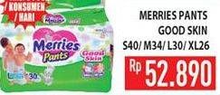 Promo Harga Merries Pants Good Skin S40, M34, L30, XL26  - Hypermart