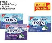 Promo Harga Foxs Ice Mints All Variants 25 gr - Indomaret