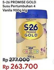 Promo Harga S26 Promise Gold Susu Pertumbuhan Vanilla 900 gr - Indomaret