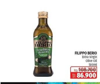 Promo Harga FILIPPO BERIO Olive Oil Extra Light 500 ml - Lotte Grosir
