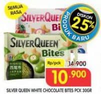 Promo Harga Silver Queen Bites All Variants 30 gr - Superindo