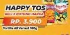 Promo Harga HAPPY TOS Tortilla Chips All Variants 160 gr - Yogya