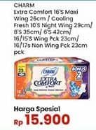 Promo Harga Charm Cooling Fresh/Extra Comfort  - Indomaret