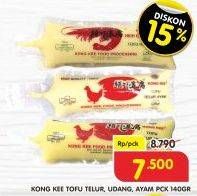 Promo Harga Kong Kee Tofu Telur Spesial, Ayam, Udang 140 gr - Superindo