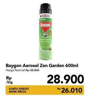 Promo Harga BAYGON Insektisida Spray Zen Garden 675 ml - Carrefour