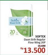 Promo Harga Softex Daun Sirih Wing 23cm 20 pcs - Alfamidi