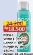 Promo Harga Posh Hijab Perfumed Body Spray Green Blossom, Purple Wish 150 ml - Alfamart