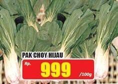 Promo Harga Pak Choy Hijau per 100 gr - Hari Hari