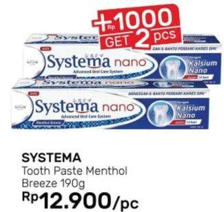 Promo Harga SYSTEMA Toothpaste Menthol Breeze 190 gr - Guardian