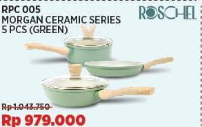 Promo Harga Roschel RPC 005 Morgan Ceramic Series Green per 5 pcs - COURTS