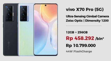 Promo Harga VIVO X70 Pro 5G  - Erafone