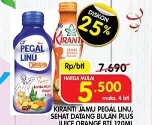 Promo Harga Kiranti Pegal Linu/Datang Bulan   - Superindo