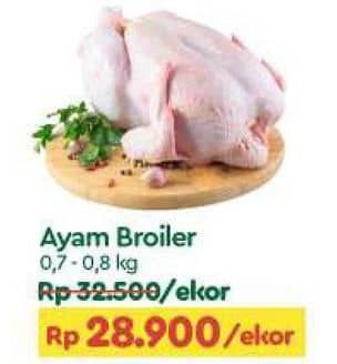 Promo Harga Ayam Broiler 700 gr - TIP TOP