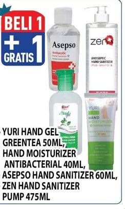 Promo Harga Yuri/Asepso/Zen Hand Sanitizer/Yuri Hand Moisturizer  - Hypermart