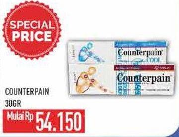 Promo Harga Counterpain Obat Gosok Cream 30 gr - Hypermart