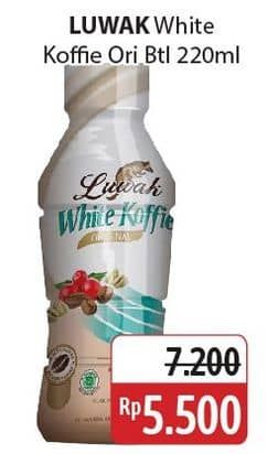 Promo Harga Luwak White Koffie Ready To Drink Original 220 ml - Alfamidi